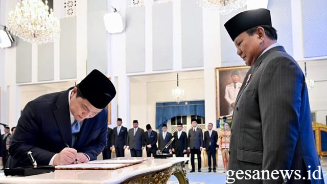 Erick Thohir Menjabat Menpora dan Ketua PSSI